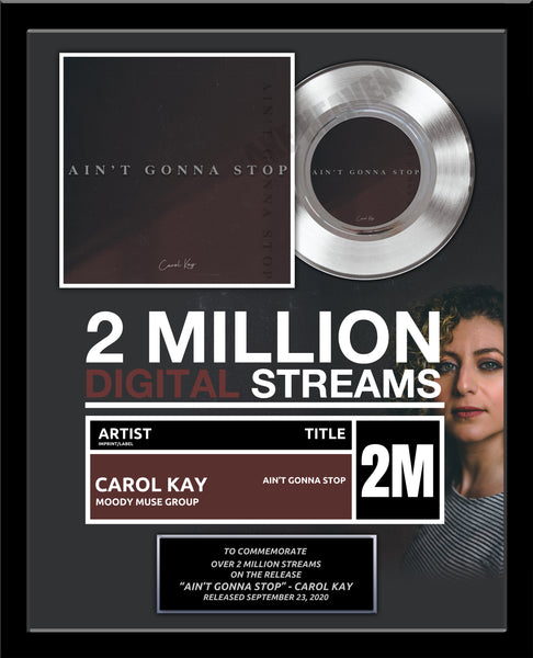 FIRST ALBUM RELEASE Platinum Record Award - Great Gift for your Artist! Platinum 7" Record Gift Award - 18" x 22" Framed