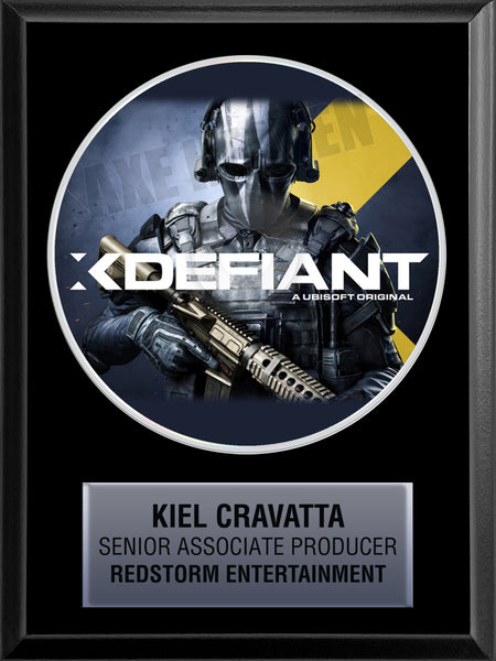 6" x 8" CD Award Plaque Rockstar Award