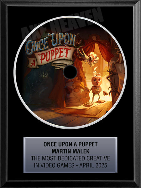 6" x 8" CD Award Plaque Rockstar Award