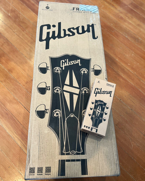 Miniature Gibson Les Paul Original Hardshell Case Brown - 1:4 Scale