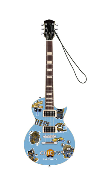 CUSTOM Promotional Miniature 6" Guitar Ornament - LOT OF 100 - Handcrafted