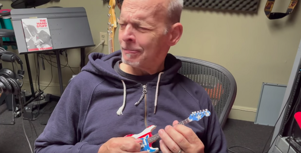 REAL AUTOGRAPHED - Wayne Kramer Mini "USA - Stars N' Stripes" Fender™ Strat™ Guitar Replica - VERY LIMITED!