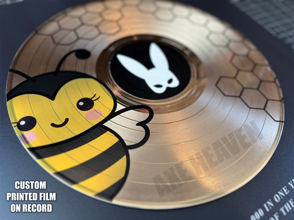 ART RECORD - 18" x 22" Framed 12" Platinum Record - Deluxe Framed Rockstar Award