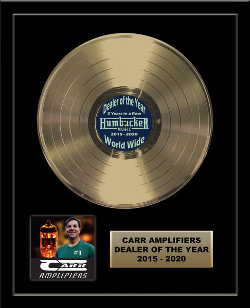 18" x 22" Framed 12" Gold Record - Deluxe Framed Rockstar Award - Metalized Gold Record