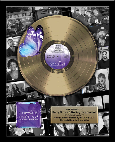 ART ARTIST RECORD - 18" x 22" Framed 12" Gold Record - Deluxe Framed Rockstar Award