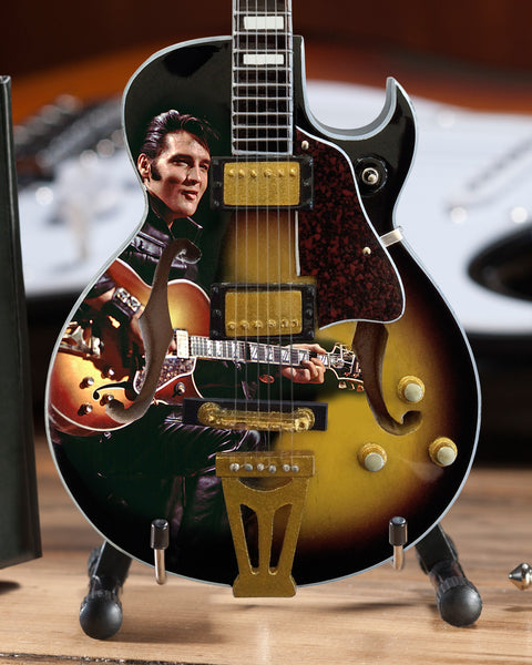 Officially Licensed Elvis Presley '68 Special Hollow Body Mini Guitar