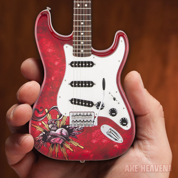 Officially Licensed David Lozeau Set of 4 Mini Fender™ Strat™ Guitar Models