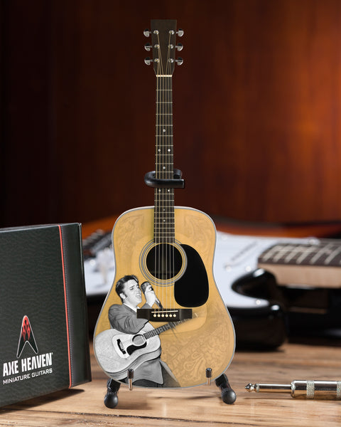 Officially Licensed Elvis Presley '55 Tribute Acoustic Mini Guitar Model