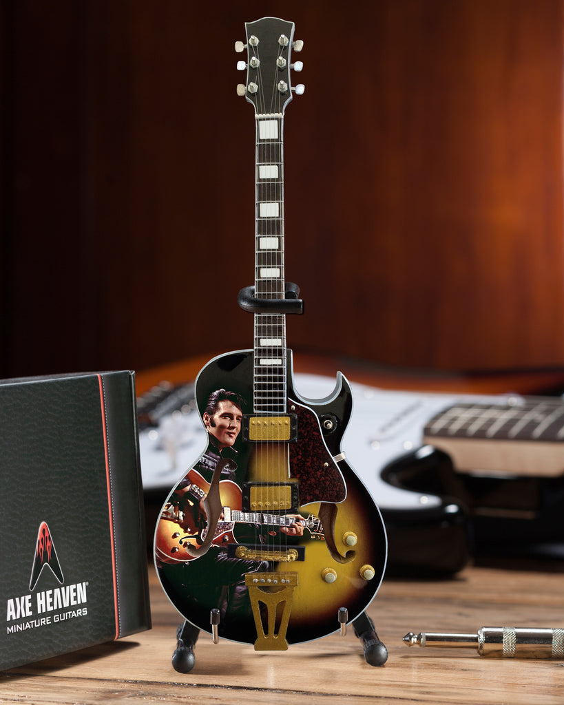 Officially Licensed Elvis Presley '68 Special Hollow Body Mini Guitar