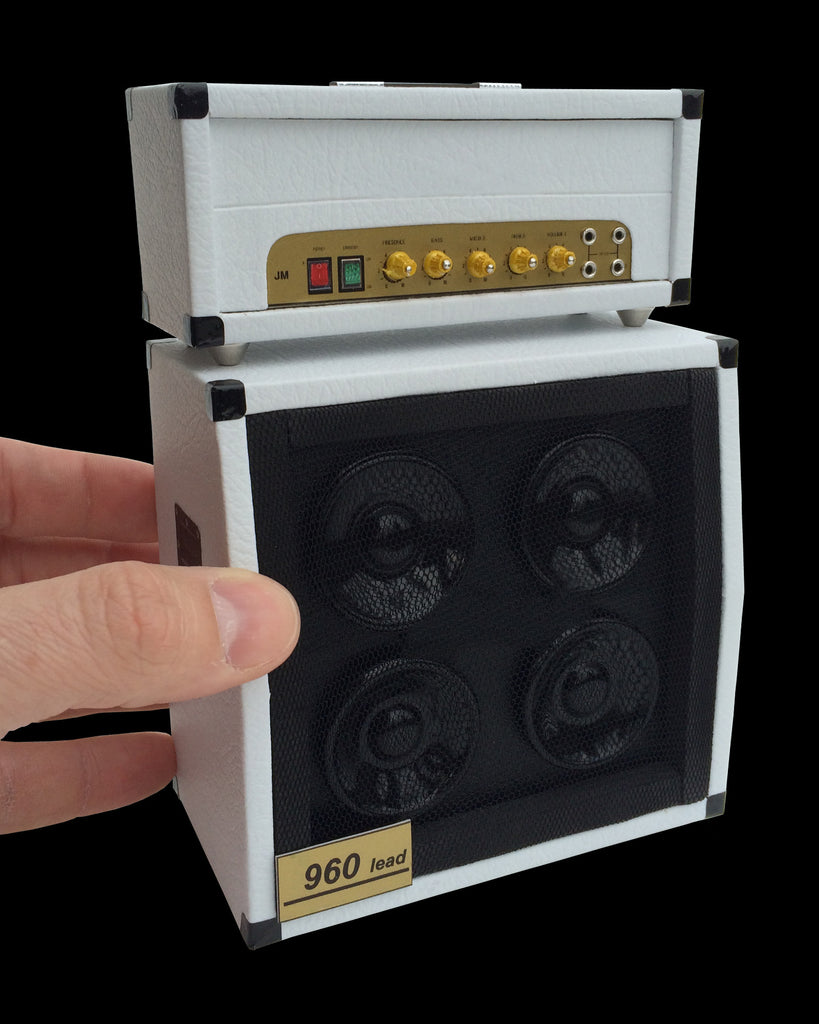 Miniature Amp Stack – Signature White 4 x 12 MS Style Amplifier