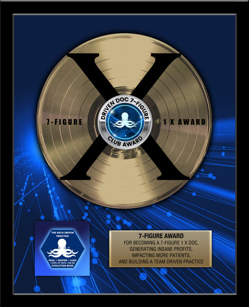 ART RECORD - 18" x 22" Framed 12" Gold Record - Deluxe Framed Rockstar Award