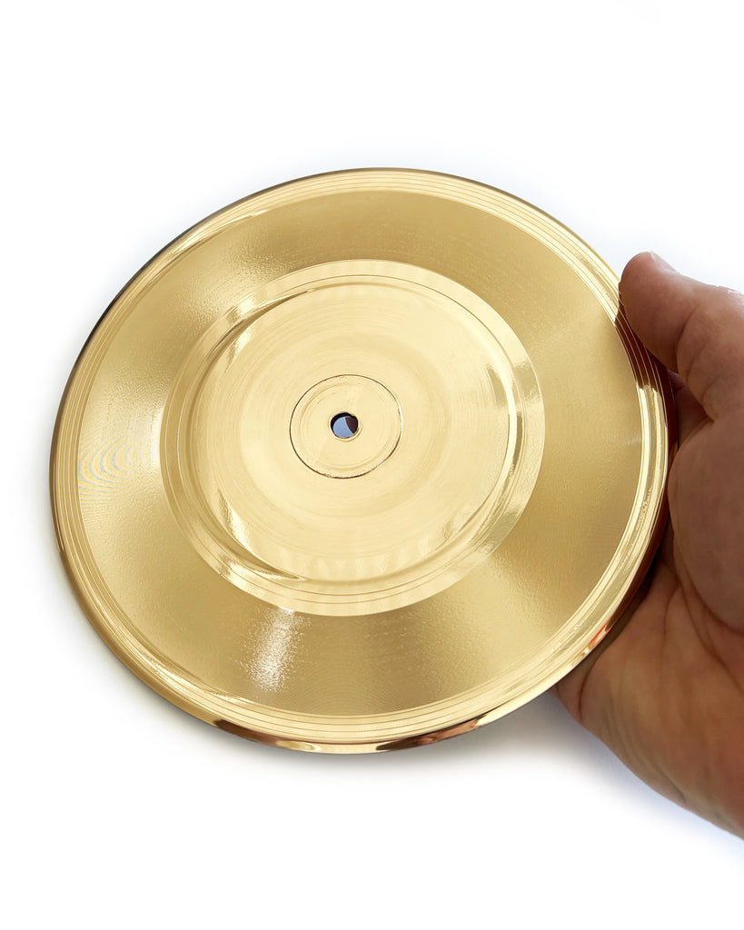 Gold Blank Record 45 Vinyl LP - 7" Metalized Gold - Wholesale Records