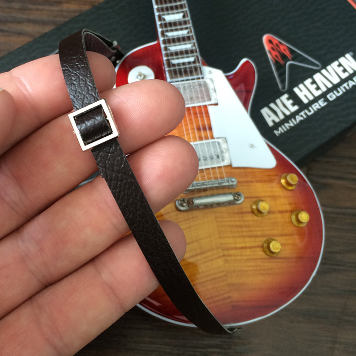 AXE HEAVEN® Mini Guitar Strap - Vintage Brown