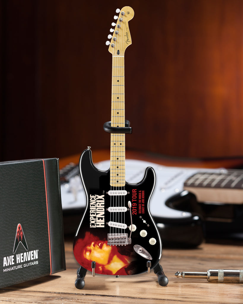 Jimi Hendrix 2019 Experience Hendrix Tour Mini Fender™ Strat™ Guitar Model Officially Licensed