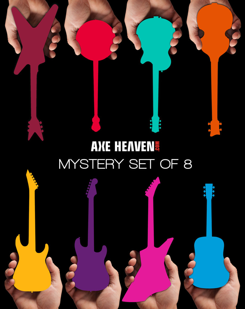 MYSTERY BOX of 8 Mini Guitars - RARE Limited Models! - NEW IN THE BOX!