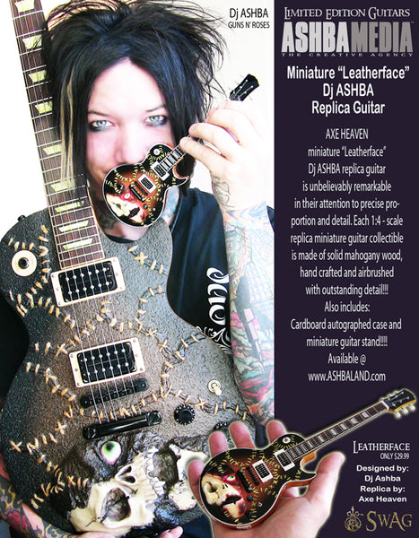 Leatherface 2009 DJ Ashba Miniature Guitar Model