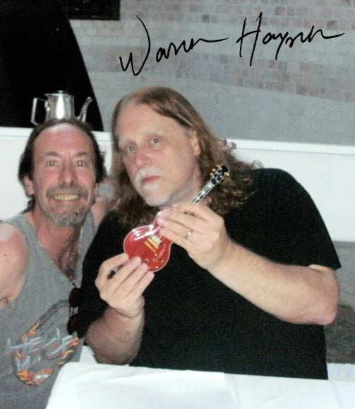 Warren Haynes 2011 Hollow Body Miniature Guitar
