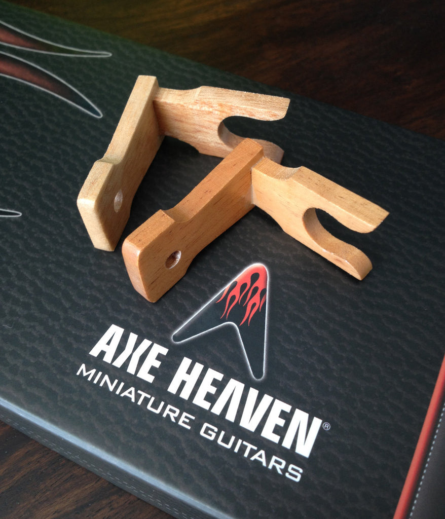 Wallmount Miniature Guitar Wall Hangers by AXE HEAVEN® – Set of 2