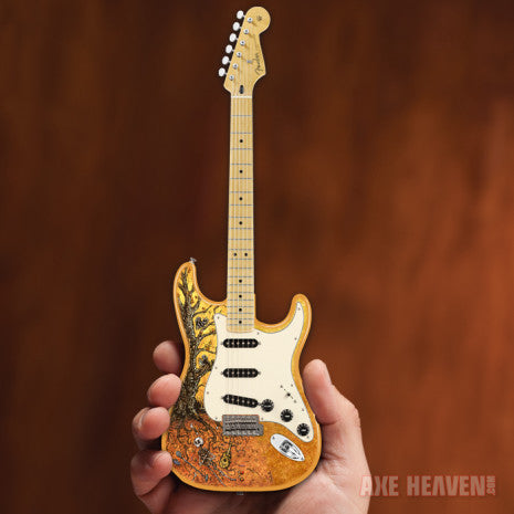Officially Licensed David Lozeau "Tree of Life" Mini Fender™ Strat™ Guitar Model
