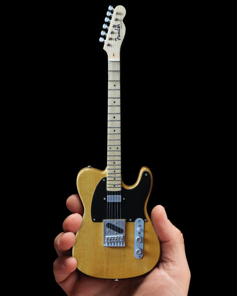 Officially Licensed Miniature Butterscotch Blonde Fender™ Telecaster™ Guitar Replica