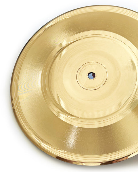 Gold Blank Record 45 Vinyl LP - 7" Metalized Gold - Wholesale Records