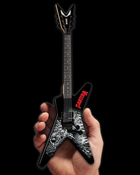 Dimebag Pantera Black & White Southern Trendkill Dean ML Mini Guitar Model - ARTIST PROOF EDITION