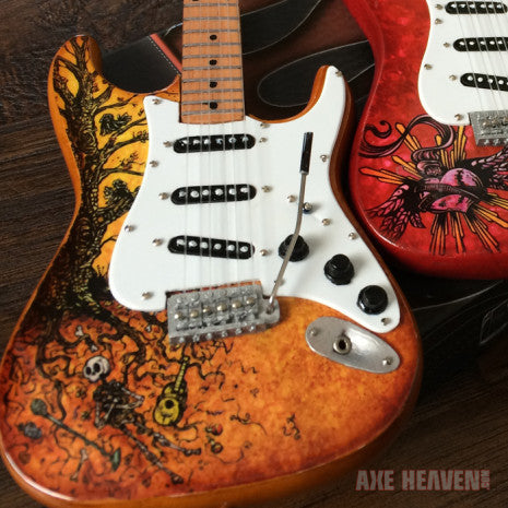 Officially Licensed David Lozeau "Tree of Life" Mini Fender™ Strat™ Guitar Model