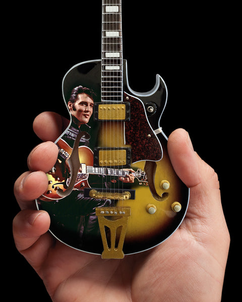 Officially Licensed Elvis Presley '68 Special Hollow Body Mini Guitar