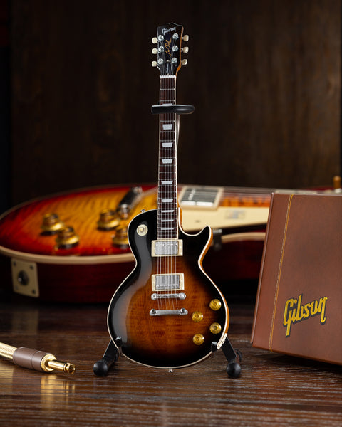 Gibson Les Paul Traditional Tobacco Burst 1:4 Scale Mini Guitar Model