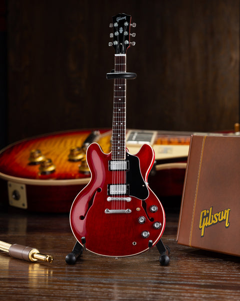 Gibson ES-335 Faded Cherry 1:4 Scale Mini Guitar Model