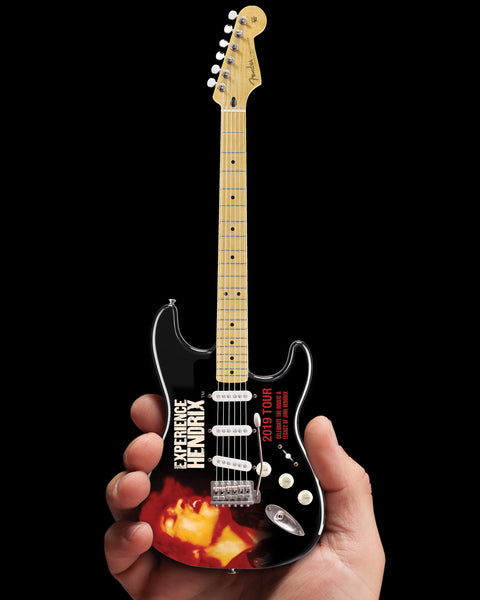 Jimi Hendrix 2019 Experience Hendrix Tour Mini Fender™ Strat™ Guitar Model Officially Licensed