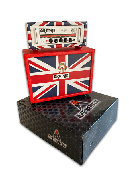 Miniature Orange ROCKER 30 UK Flag Stack Amp Model