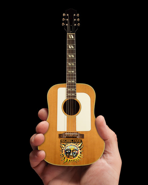 Officially Licensed Sublime Small Sun Logo Bradley Nowell Acoustic Mini Guitar