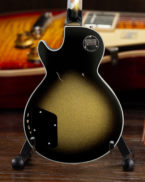 Adam Jones 1979 Gibson Les Paul Custom - Antique Silverburst Mini Guitar Replica 1:4 Scale Model