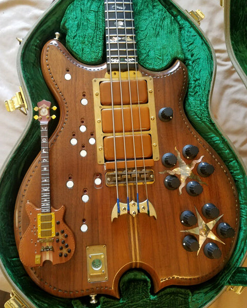 Phil Lesh Alembic Osiris "Mission Control" Miniature Bass Handmade Model