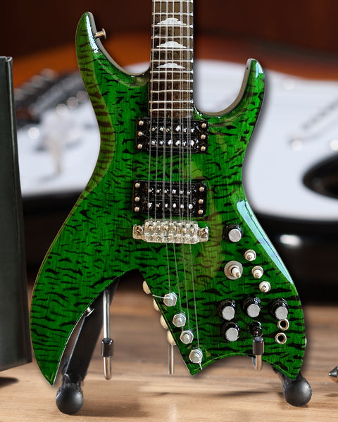 Official B.C. Rich® Bich Green Miniature Guitar Replica Collectible