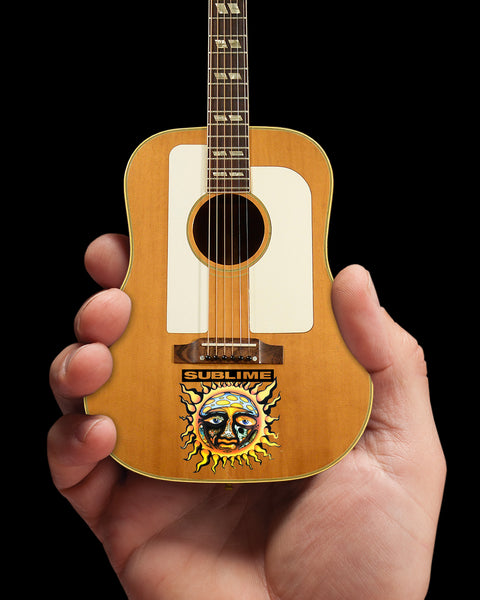 Officially Licensed Sublime Small Sun Logo Bradley Nowell Acoustic Mini Guitar