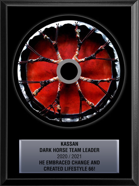 6" x 8" CD Award Plaque Rockstar Award