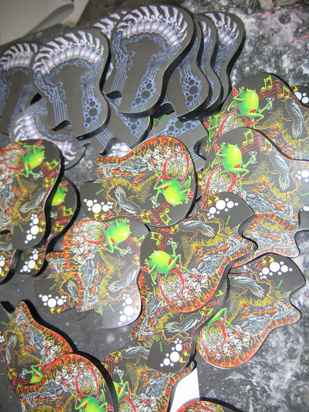 Gadard Boneyard 2009 DJ Ashba Ovation Demented Series Mini Guitar Replica Collectible