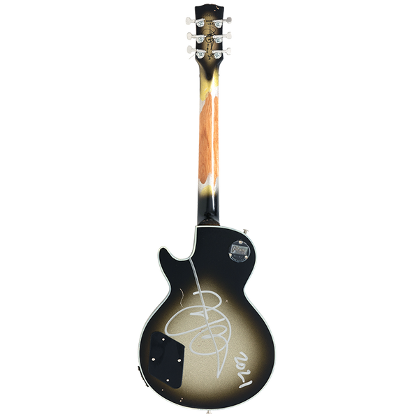 2021 Signed Adam Jones Gibson Silverburst Les Paul 1:4 Scale Mini Guitar Model
