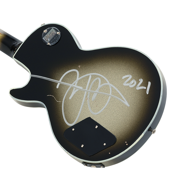 2021 Signed Adam Jones Gibson Silverburst Les Paul 1:4 Scale Mini Guitar Model