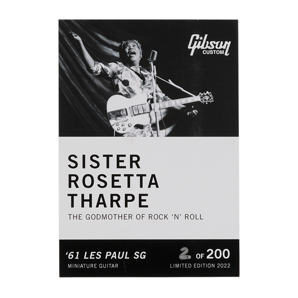Sister Rosetta Tharpe '61 Gibson™ Les Paul™ SG Miniature Guitar - Limited Edition 2022 Model