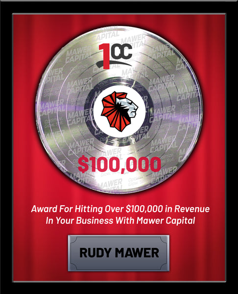 ART RECORD - 18" x 22" Framed 12" Platinum Record - Deluxe Framed Rockstar Award