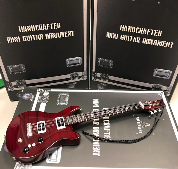 6" PRS Fire Red Paul's Guitar Mini Guitar Ornament Replica Model