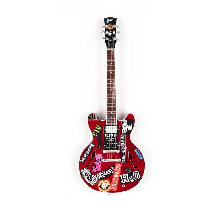 Tom DeLonge Box Car Racer Gibson™ ES-335 Miniature Guitar Replica Collectible