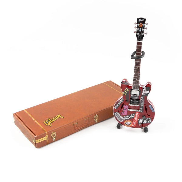 Tom DeLonge Box Car Racer Gibson™ ES-335 Miniature Guitar Replica Collectible