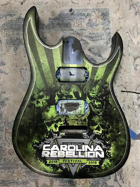 Carolina Rebellion Festival 2018 Limited-Edition RonzWorld Mini Guitar Replica