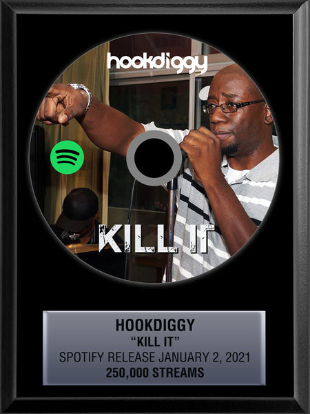 6" x 8" CD Award Plaque Rockstar Award