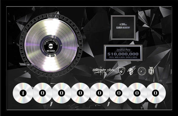 DOUBLE / TRIPLE PLATINUM RECORD Achievement Award - 36" x 24" Framed - Includes Album Cover, 6 CD's, 3 Records