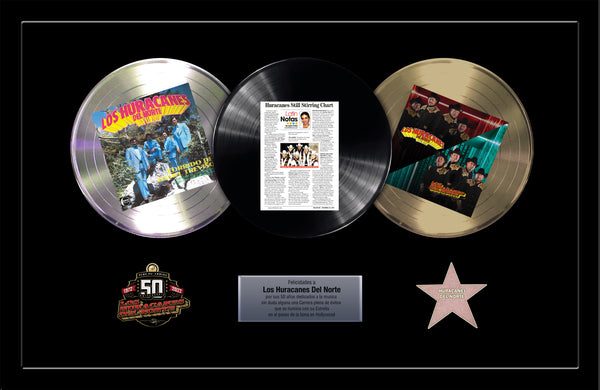 DOUBLE / TRIPLE PLATINUM RECORD Achievement Award - 36" x 24" Framed - Includes Album Cover, 6 CD's, 3 Records
